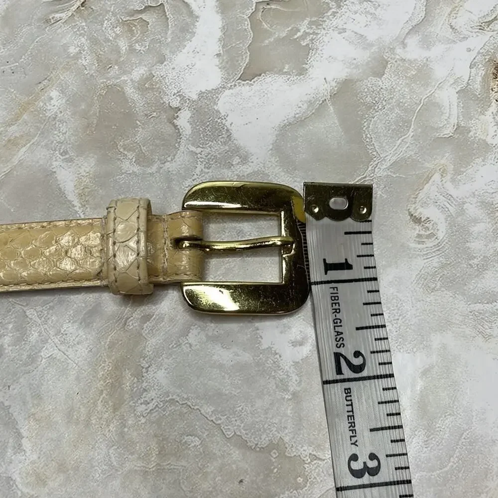 Vintage snakeskin belt